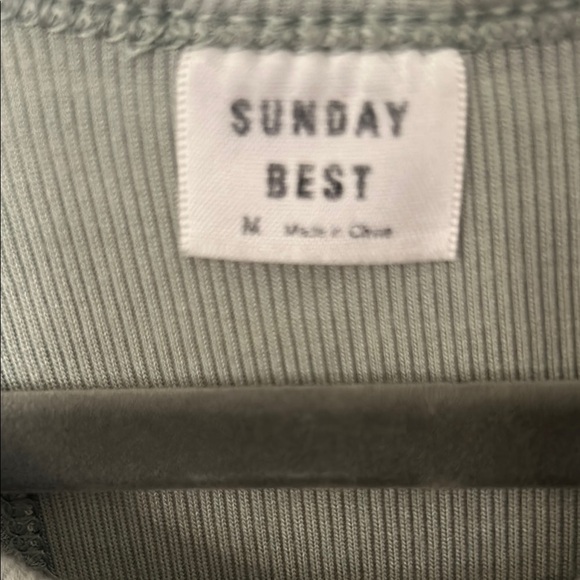 Sunday Best Sage Green Tank Top - Picture 2 of 5